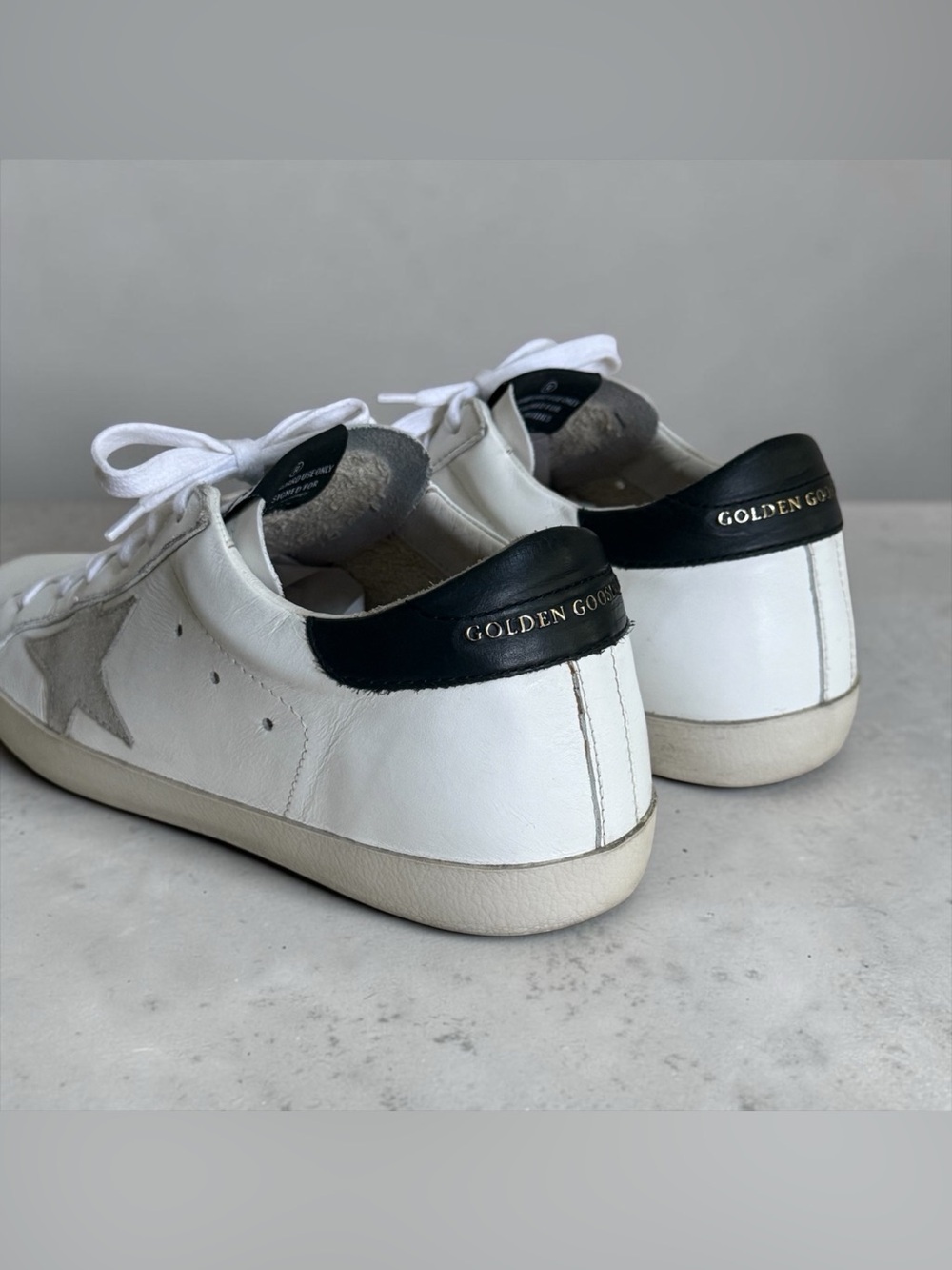 Golden Goose Women’s Superstar White Leather Sneakers! Size 38 EUR/ 8 (US) COA! - Picture 8 of 13